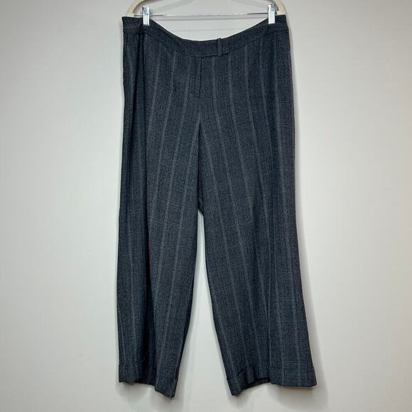 Lane Bryant Plaid Flat Front Pants Size 16 Short - Picture 1 of 7